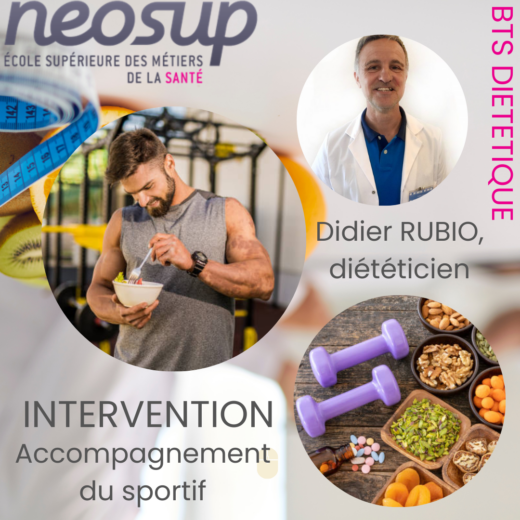 Nutrition du sportif : Intervention de Didier RUBIO en BTS diététique