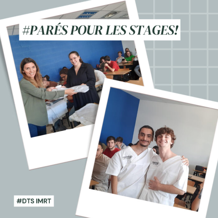 Nouvelle tenue de stage pour la section DTS IMRT