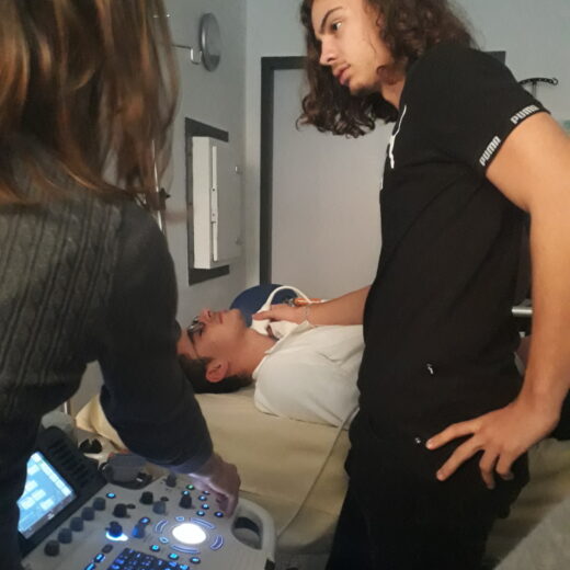 TP d’échographie des DTS IMRT 2ème année au centre hospitalier de Perpignan