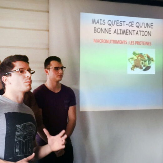 Intervention des BTS Diététique à l’USAP