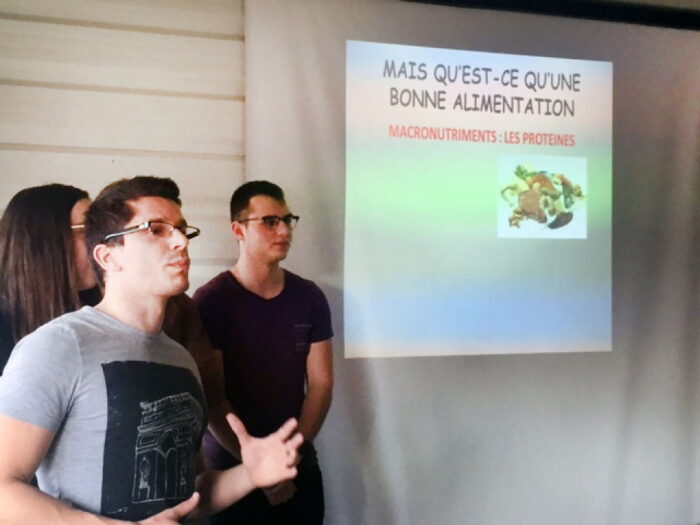 Intervention des BTS Diététique à l’USAP