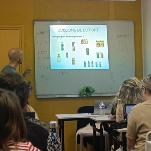 Un module supplémentaire en nutrition du sport pour nos étudiants de BTS Diététique et nutrition 1ʳᵉ année.